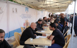المجمع العلمي يواصل تقديم خدماته القرآنية لزائري الأربعين في بابل
