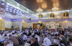 المجمع العلمي يحيي أعمال يوم عرفة في مقام الإمام المهدي (عجل الله فرجه)