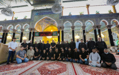 طلبة مشروع الحقيبة القرآنية في بابل يتبرّكون بزيارة العتبتين المقدستين ويطّلعون على بعض مشاريعها