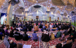 قارئ العتبتين المقدستين السيّد حيدر جلوخان الموسوي يشارك في فعاليات مهرجان خاتم الأوصياء الدولي السنوي الأول