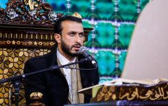 قارئ العتبتين المقدستين السيّد حيدر جلوخان الموسوي يشارك في فعاليات مهرجان خاتم الأوصياء الدولي السنوي الأول