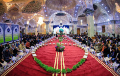 قارئ العتبتين المقدستين السيّد حيدر جلوخان الموسوي يشارك في فعاليات مهرجان خاتم الأوصياء الدولي السنوي الأول