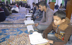 محفلاً قرآنياً مباركاً يحتضنهُ مزار العلوية الشريفة بنت الحسن (عليهما السلام)