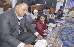 محفلاً قرآنياً مباركاً يحتضنهُ مزار العلوية الشريفة بنت الحسن (عليهما السلام)