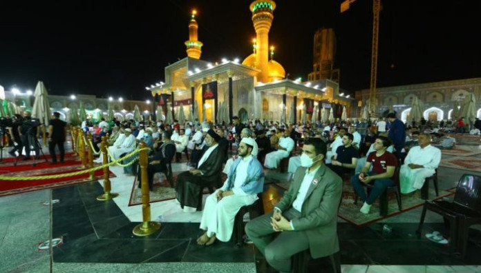 فرع الهندية يقيم محفلاً قرآنيًا بالتعاون مع العتبة الكاظمية المقدسة