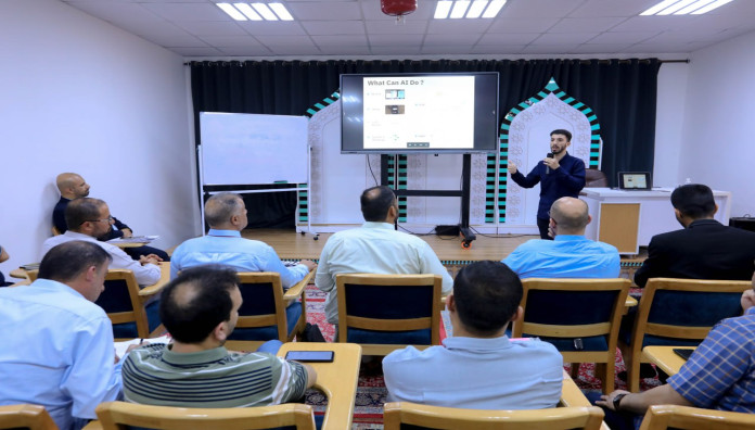 المَجمَع العلميّ يقيم محاضرة في الذكاء الاصطناعي لطلبة مشروع التعليم المستمر في كربلاء