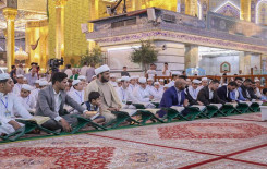 طلبة مشروع أمير القراء الوطني تمتلئ أفئداتهم بالذكر في رحاب أبي الفضل العباس عليه السلام