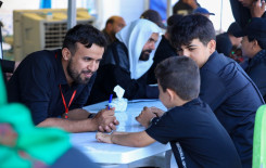 فرع الهندية يفتتح 17 محطة تعليمية في القضاء