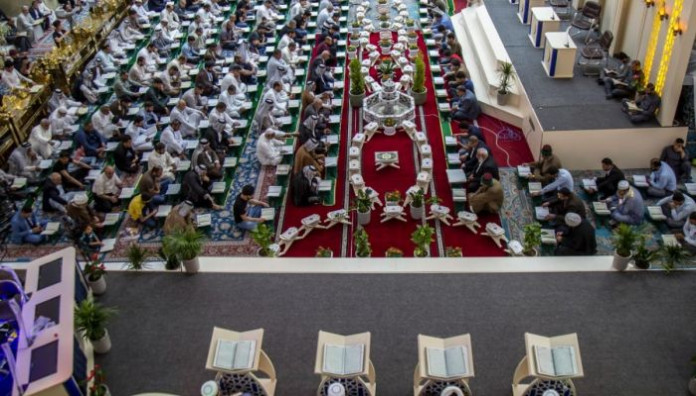 الصحن العباسي المطهر يشهد انطلاق فعاليات الختمة القرآنية الرمضانية المرتلة لعام 1443هـ