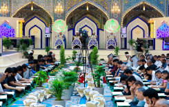 الصحن العباسي المطهر يشهد انطلاق فعاليات الختمة القرآنية الرمضانية المرتلة لعام 1443هـ