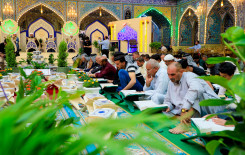 الصحن العباسي المطهر يشهد انطلاق فعاليات الختمة القرآنية الرمضانية المرتلة لعام 1443هـ