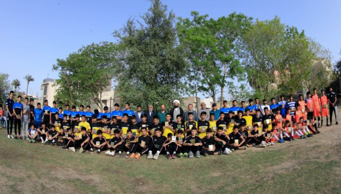 فرع بغداد ونادي العراق الرياضي يقيمان دورات قرآنية تعليمية للشباب