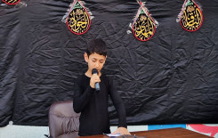 طلبة الدورات الصيفية في مجمّع العبّاس السكني يحيون ذكرى شهادة الجواد عليه السلام