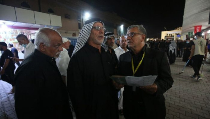 معهد القرآن الكريم يقدم خدماته القرآنية لزائري العسكريين (عليهما السلام)