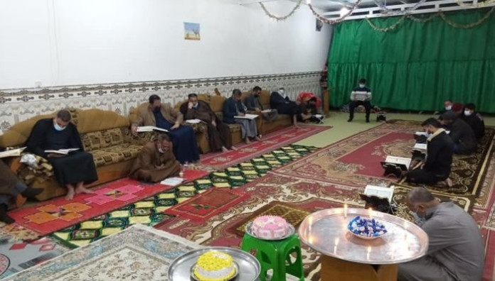 في ذكرى مولد سيد الاوصياء فرع الهندية يقيم محفلاً قرآنيًا مباركًا