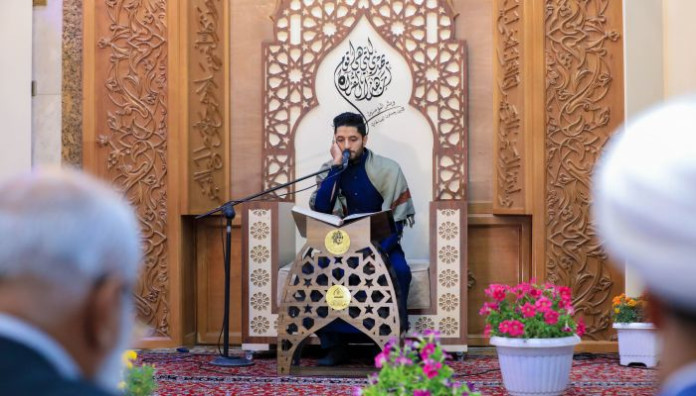 وحدة التلاوة وفرع بغداد يقيمان محفلاً قرآنيًا في العتبة العباسية المقدسة