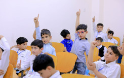 مشاركة فاعلة لطلبة الدورات الصيفية في حي العسكري شمال كربلاء