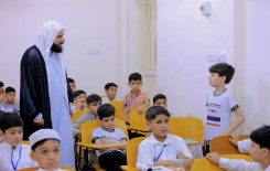 مشاركة فاعلة لطلبة الدورات الصيفية في حي العسكري شمال كربلاء