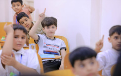 مشاركة فاعلة لطلبة الدورات الصيفية في حي العسكري شمال كربلاء