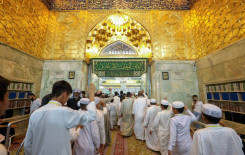 طلبة مشروع الدورات القرآنية الصيفية في المثنى يتشرّفون بزيارة العتبتين المقدستين