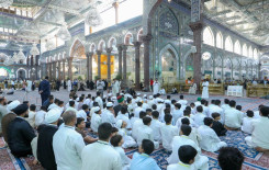 طلبة مشروع الدورات القرآنية الصيفية في المثنى يتشرّفون بزيارة العتبتين المقدستين