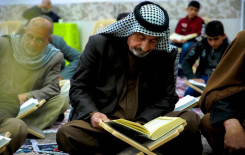 ختمة قرآنية موحدة ينظمها معهد القرآن الكريم بمشاركة طلبة قضاء الهندية وأساتذته