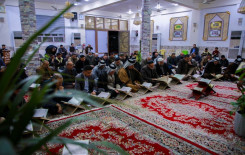 ختمة قرآنية موحدة ينظمها معهد القرآن الكريم بمشاركة طلبة قضاء الهندية وأساتذته