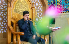 عرش التلاوة يحي مولد سيد الأوصياء (عليه السلام) وسط الصحن العباسي المطهر