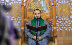 عرش التلاوة يحي مولد سيد الأوصياء (عليه السلام) وسط الصحن العباسي المطهر
