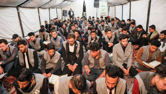 منابر النور شعلة قرآنية تنير وسط مشروع فتية الكفيل