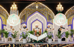 طلبة العلوم الدينية يشاركون في الختمة القرآنية المرتلة وسط الصحن العباسي المُطهّر