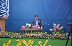 مزار العلوية الشريفة وفرع بابل يقيمان محفلاً قرآنيًا بمناسبة الولادات الشعبانية