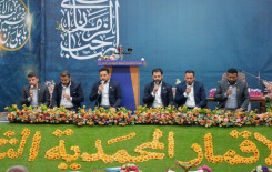 مزار العلوية الشريفة وفرع بابل يقيمان محفلاً قرآنيًا بمناسبة الولادات الشعبانية