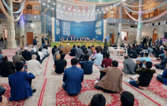 مزار العلوية الشريفة وفرع بابل يقيمان محفلاً قرآنيًا بمناسبة الولادات الشعبانية