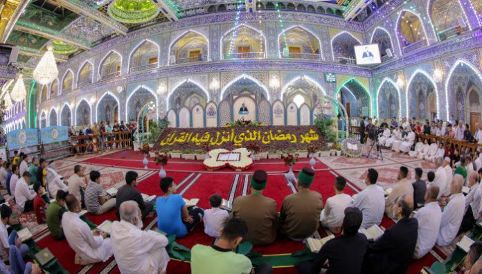 معهد القرآن الكريم يختتم فعاليات الختمة القرآنية الرمضانية ويكرم القرّاء المشاركين فيها