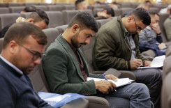 طلبة مشروع الكفيل القرآني يؤدون الاختبار النهائي لمادة أحكام التلاوة