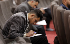 طلبة مشروع الكفيل القرآني يؤدون الاختبار النهائي لمادة أحكام التلاوة