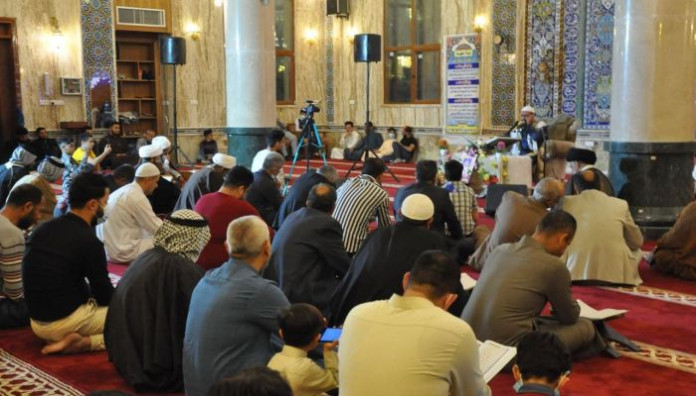معهد القرآن الكريم فرع بغداد يقيم محفلاً قرآنيًا بمناسبة ولادات شعبان الخير
