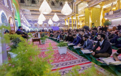 مركز الرسول الأعظم القرآني بضيافة عرش التلاوة في الصحن العباسي الشريف