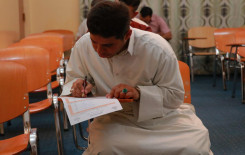 فرع معهد القرآن الكريم في النجف الأشرف يقيم الاختبارالنهائي لطلبة دورة أحكام التلاوة والتجويد