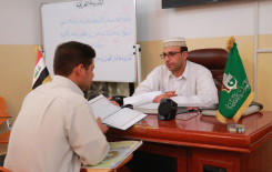 فرع معهد القرآن الكريم في النجف الأشرف يقيم الاختبارالنهائي لطلبة دورة أحكام التلاوة والتجويد