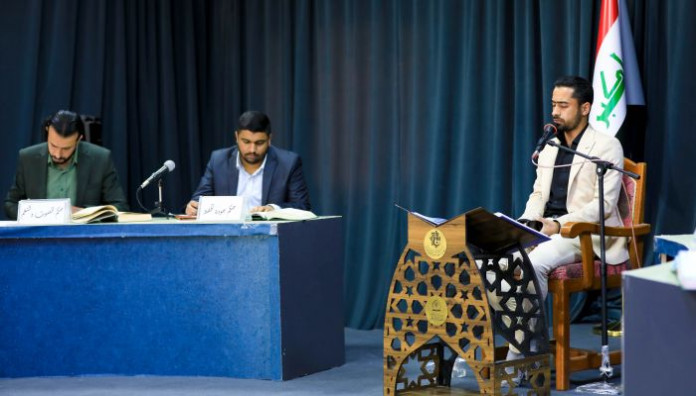 معهد القرآن الكريم يجري اختبارًا لمجموعة من طلبته الراغبين بالمشاركة في الختمة القرآنية الرمضانية المرتلة