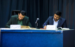 معهد القرآن الكريم يجري اختبارًا لمجموعة من طلبته الراغبين بالمشاركة في الختمة القرآنية الرمضانية المرتلة