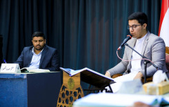 معهد القرآن الكريم يجري اختبارًا لمجموعة من طلبته الراغبين بالمشاركة في الختمة القرآنية الرمضانية المرتلة