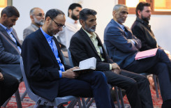 معهد القرآن الكريم يجري اختبارًا لمجموعة من طلبته الراغبين بالمشاركة في الختمة القرآنية الرمضانية المرتلة