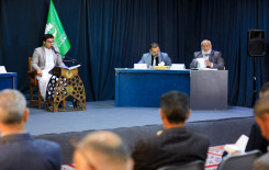 معهد القرآن الكريم يجري اختبارًا لمجموعة من طلبته الراغبين بالمشاركة في الختمة القرآنية الرمضانية المرتلة