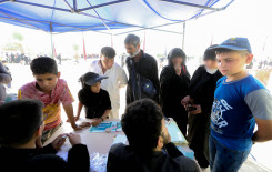 معهد القرآن الكريم يفتتح معرضاً قرآنياً ومراكز للتعليم في النجف الأشرف