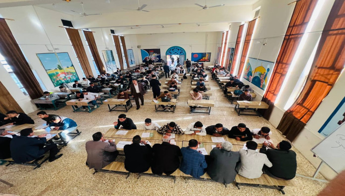 المَجمَع العلميّ ينظم مسابقة في إتقان الصلاة لطلبة إعدادية الشيخ الكليني في بابل