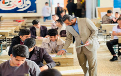 المَجمَع العلميّ ينظم مسابقة في إتقان الصلاة لطلبة إعدادية الشيخ الكليني في بابل