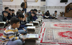 معهد القرآن الكريم يُحيي الليالي الفاطمية في قضاء الهندية